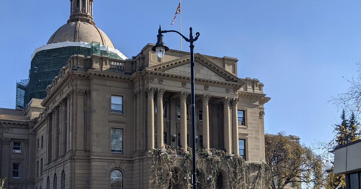 The Alberta Legislature Building in Edmonton, the seat of the provincial government